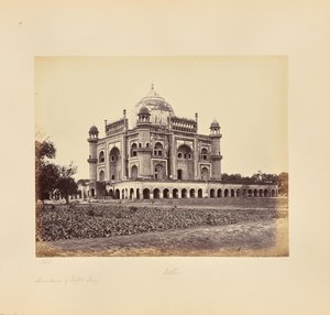 Delhi; The Mausoleum of Safdarjung by Samuel Bourne