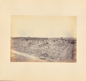 Delhi; The Palace, from the Jama Masjid