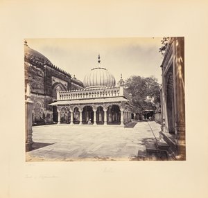 Delhi; The Tomb of Nizam-ud-Din by Samuel Bourne