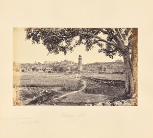 Fatehpur Sikri; General View of the Ruins (West Side), from the Foot of the Hill by Samuel Bourne