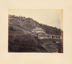 Narkunda; Village and Dak Bungalow by Samuel Bourne
