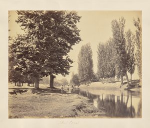 Srinuggur; View Down the Dhul Canal by Samuel Bourne
