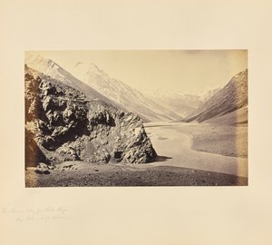 The Chandra Valley from Chota Shigri by Samuel Bourne