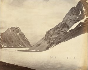 The Manirung Pass by Samuel Bourne