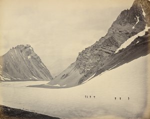 The Manirung Pass - Elevation 18,600 Feet by Samuel Bourne