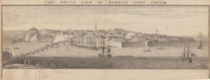 The South View of Berwick Upon Tweed by Samuel Buck
