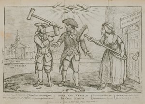 Mars and Venus or Sir Cecil chastised by Samuel Collings