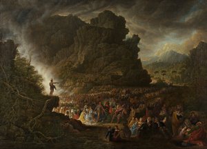 Saint John Preaching in the Wilderness