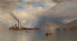 Storm King on the Hudson by Samuel Colman