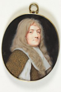 A gentleman dressed in white by Samuel Cooper