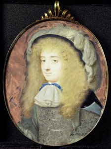 Portrait of Frances Teresa Stuart, Duchess of Richmond and Lennox, in Male Costume by Samuel Cooper