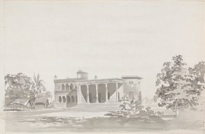 Large Building With a Colonnade by Samuel Davis
