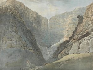 Rocky Gorge with a Waterfall