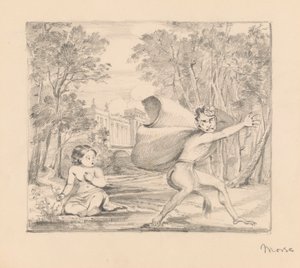 Scene from Scott by Samuel Finley Breese Morse