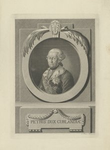 Peter von Biron 1724-1800, Duke of Courland and Semigallia, 1781
