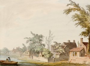 A Village by a Lake