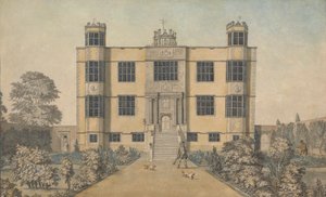 Barlborough Hall, near Chesterfield, Derbyshire: the Main Front of the Hall