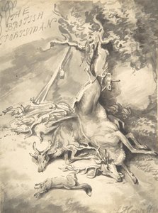 Design for the Frontispiece of The British Sportsman by Samuel Howitt