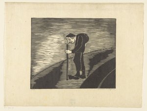 Figure with Hump by Samuel Jessurun de Mesquita (signed by artist)