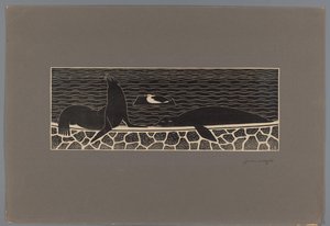 Sea Lions by Samuel Jessurun de Mesquita (signed by artist)