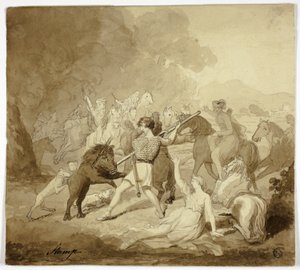 Scene from Cymbeline by Samuel John Stump