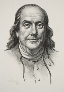 Benjamin Franklin by Samuel Johnson Woolf