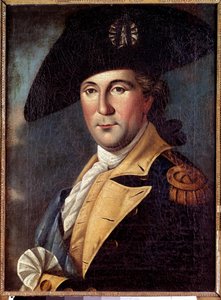 Portrait of George Washington (1732-1789) (Painting by Samuel King) by Samuel King