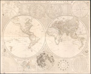 Scientia Terrarum et Coelorum: Or, the Heavens and Earth Astronomically and Geographically Delineated and Displayed by Samuel; Kitchin Dunn