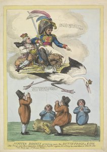 Napoleon Sends Louis Napoleon as King in the Form of a Stork to Holland, 1806