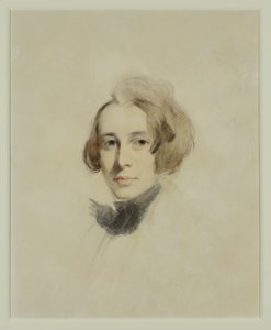 Preliminary Sketch of Charles Dickens, 1837 by Samuel Laurence