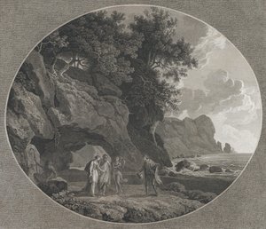 The Tempest, Act I: Ferdinand and Miranda by Samuel Middiman