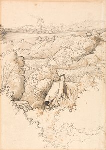 A Cottage among Trees, Shoreham by Samuel Palmer