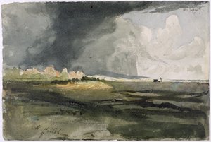 At Hailsham, Sussex: A Storm Approaching by Samuel Palmer