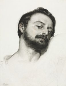 Head of a Man by Samuel Palmer