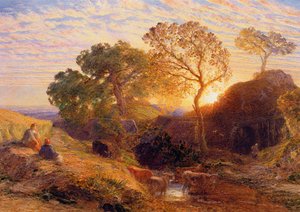 Sunset by Samuel Palmer