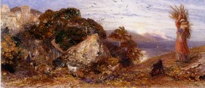 The Rising Moon by Samuel Palmer