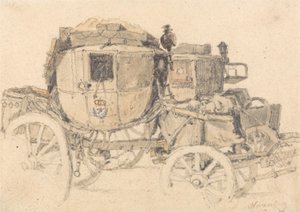A Diligence, Side View: Nuremberg by Samuel Prout