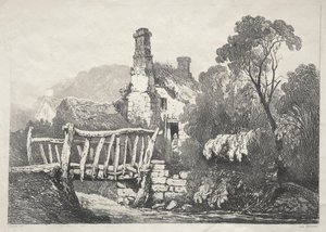 A Series of Ancient Buildings and Rural Cottages in the North of England: Near Byland, 1821