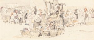 An Outdoor Market by Samuel Prout