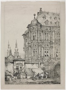 Castle of Martinsburg, Mainz, Germany by Samuel Prout