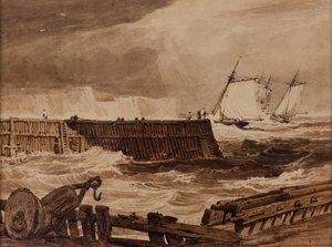 Coast Scene by Samuel Prout