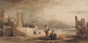 Figures on a Beach