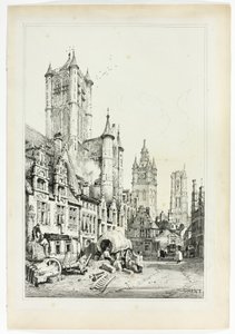 Ghent by Samuel Prout