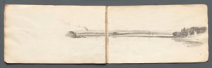 Sketchbook: "Landscape with Sailboats" by Samuel Prout