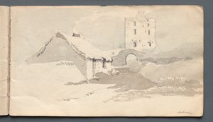 Sketchbook: Norham by Samuel Prout