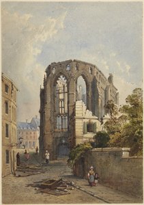 Strasbourg Library After the War by Samuel Prout