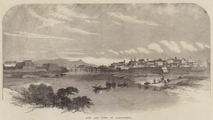 Fort and Town of Alessandria by Samuel Read