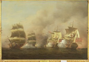 Action Off the Cape of Good Hope, March 9th by Samuel Scott