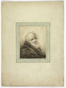 Bust of Old Man by Samuel Shelley