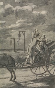 Murder in the Carriage (Probably a Design for The Tyburn Chronicle) by Samuel Wale